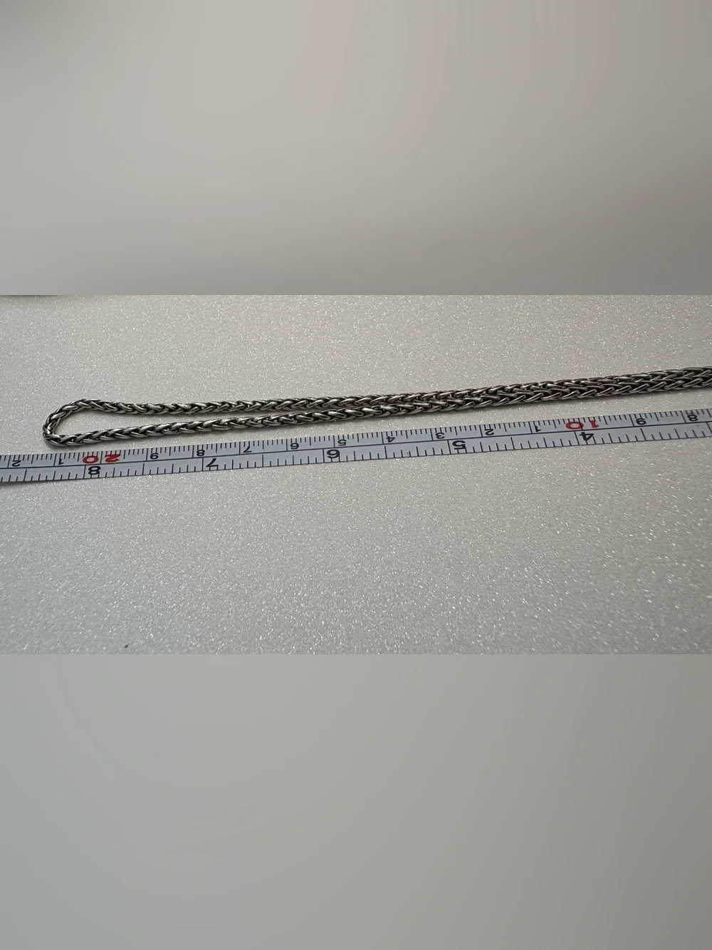 Silver 925 solid Braided Chain Necklace - EFFY Style - NEW